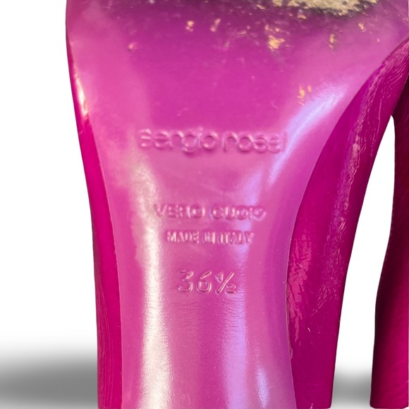 Sergio Rossi Hot Pink Heels EU 36.5 - Picture 7 of 8